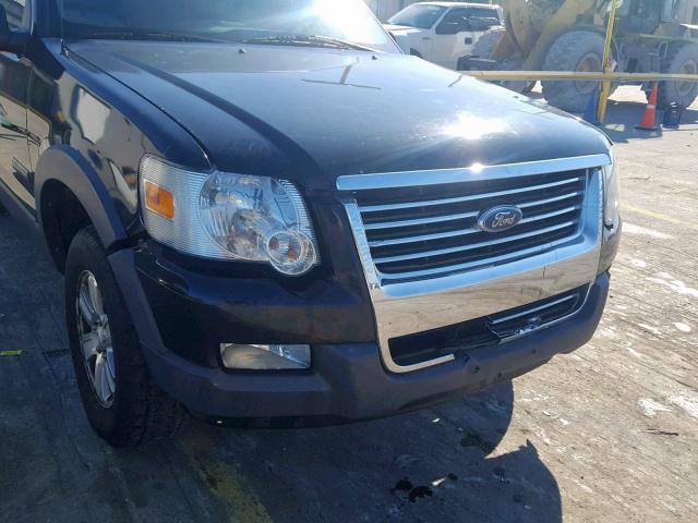 1FMEU63E06ZA19748 - 2006 FORD EXPLORER X BLACK photo 9