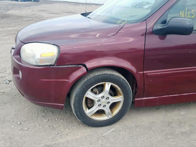 1GNDV33L26D128291 - 2006 CHEVROLET UPLANDER L 栗色 照片 9