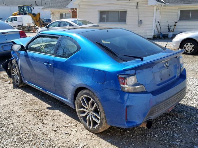 JTKJF5C70GJ023008 - 2016 TOYOTA SCION TC ლურჯი ფოტო 3