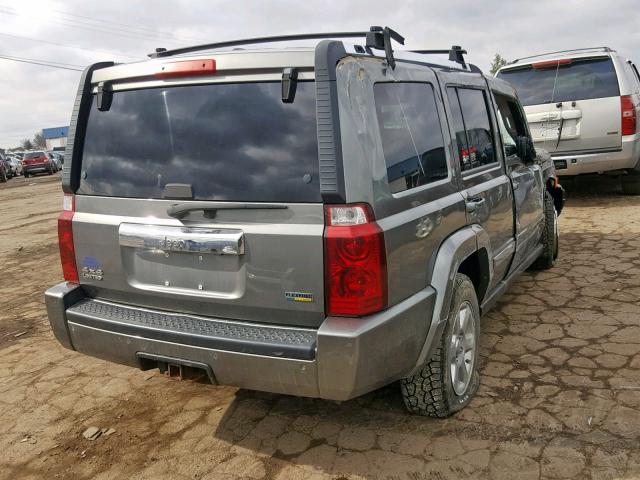 1J8HG58P77C595928 - 2007 JEEP COMMANDER 灰色 照片 4