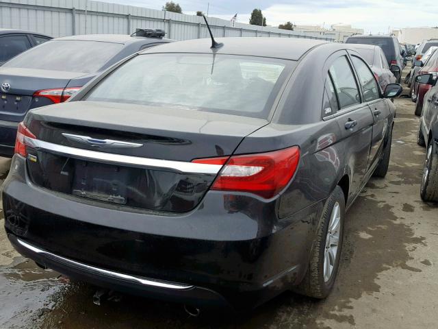 1C3CCBBGXDN533769 - 2013 CHRYSLER 200 TOURIN BLACK photo 4