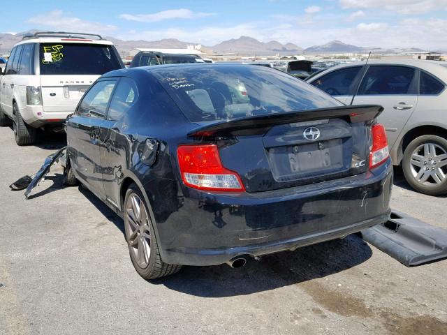 JTKJF5C77D3046544 - 2013 TOYOTA SCION TC შავი ფოტო 3