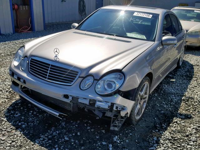 WDBUF76J23A389861 - 2003 MERCEDES-BENZ E 55 AMG GRAY photo 2