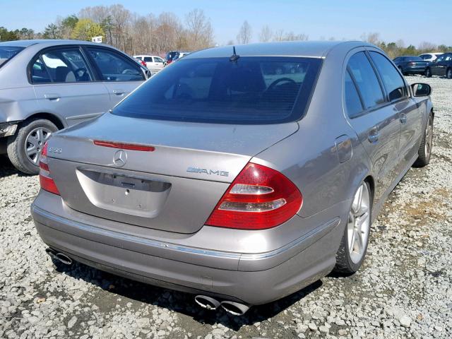 WDBUF76J23A389861 - 2003 MERCEDES-BENZ E 55 AMG GRAY photo 4