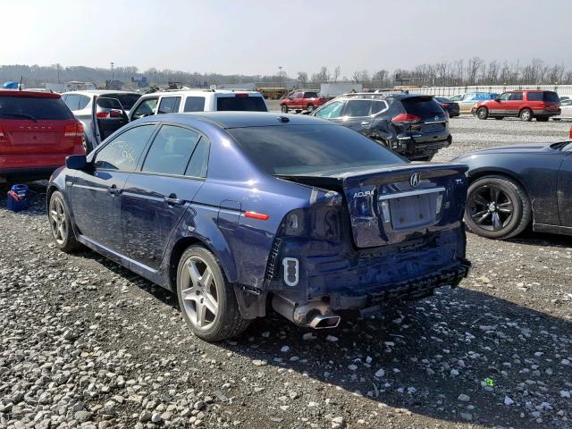 19UUA66276A022608 - 2006 ACURA 3.2TL BLUE photo 3