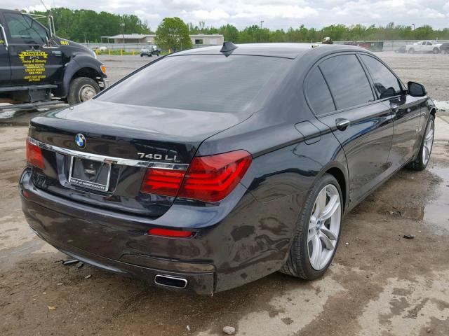 WBAYE4C51ED138761 - 2014 BMW 740 LI BLACK photo 4