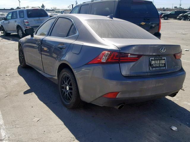 JTHBA1D26G5030297 - 2016 LEXUS IS 200T GRAY photo 3