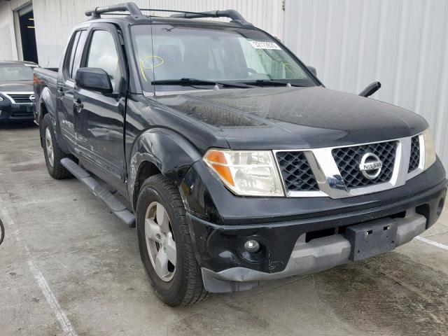 1N6AD07U65C450448 - 2005 NISSAN FRONTIER C BLACK photo 1