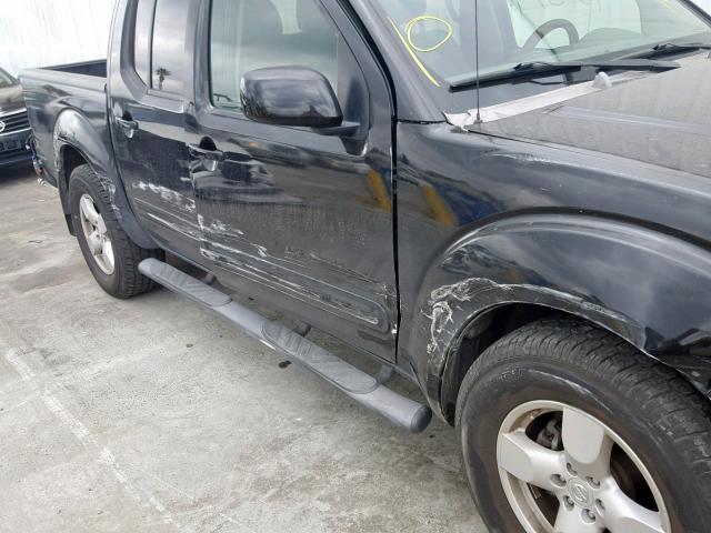 1N6AD07U65C450448 - 2005 NISSAN FRONTIER C BLACK photo 9