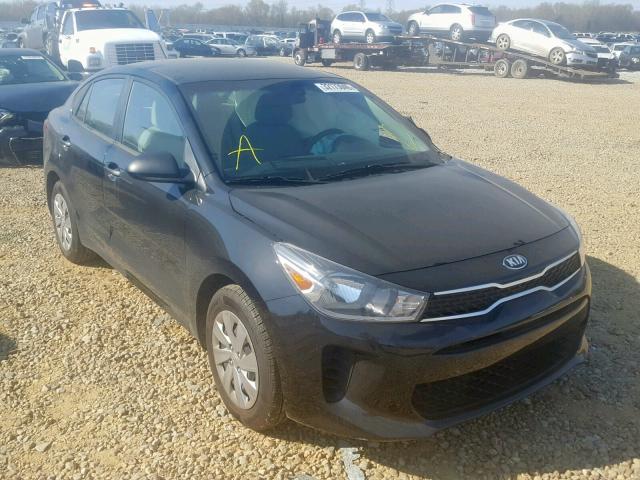 3KPA24AB5JE067739 - 2018 KIA RIO LX BLACK photo 1