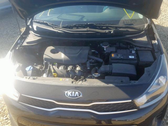 3KPA24AB5JE067739 - 2018 KIA RIO LX BLACK photo 7