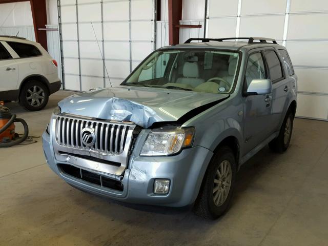 4M2CU39349KJ02736 - 2009 MERCURY MARINER HY BLUE photo 2