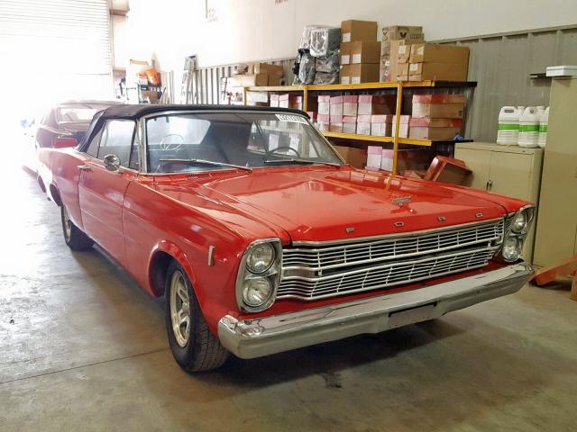 7W55H225791 - 1967 FORD GALAXIE RED photo 1