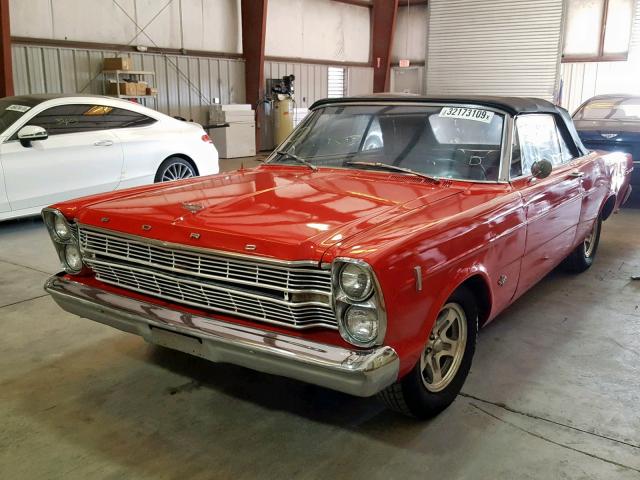 7W55H225791 - 1967 FORD GALAXIE RED photo 2