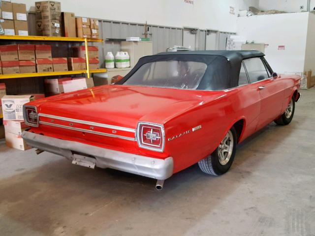 7W55H225791 - 1967 FORD GALAXIE RED photo 4