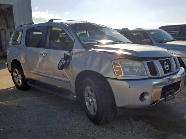 5N1AA08A77N704851 - 2007 NISSAN ARMADA SE SILVER photo 1