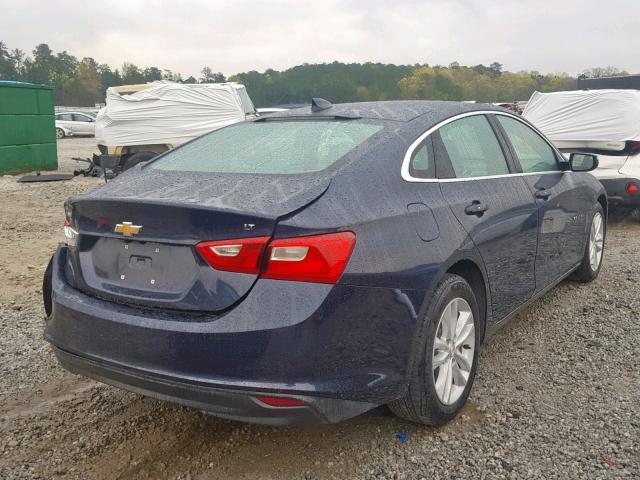 1G1ZE5ST0GF296036 - 2016 CHEVROLET MALIBU LT BLUE photo 4