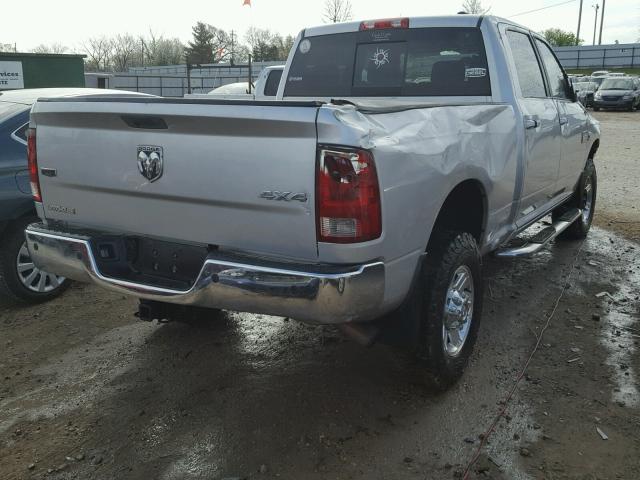 3D7UT2CL2AG170535 - 2010 DODGE RAM 2500 SILVER photo 4