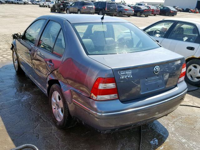 3VWSK69M24M022514 - 2004 VOLKSWAGEN JETTA GLS GRAY photo 3