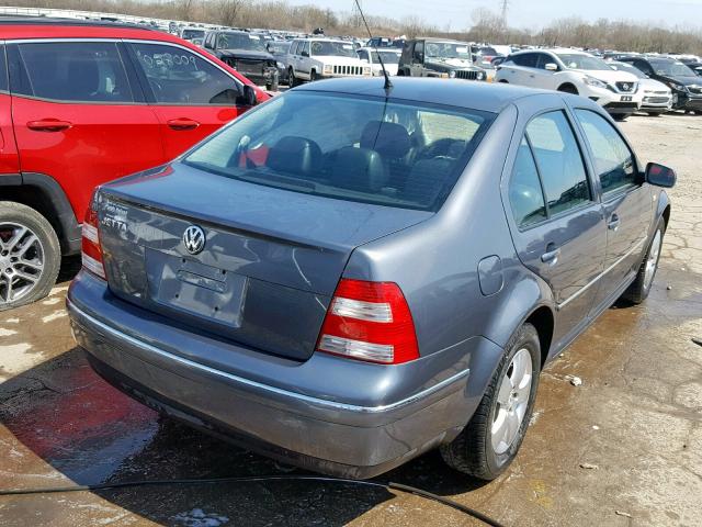 3VWSK69M24M022514 - 2004 VOLKSWAGEN JETTA GLS GRAY photo 4