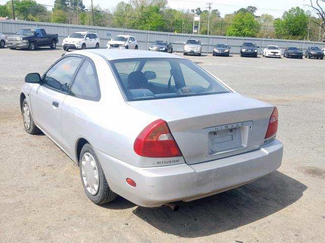 JA3AY11A82U023661 - 2002 MITSUBISHI MIRAGE DE SILVER photo 3