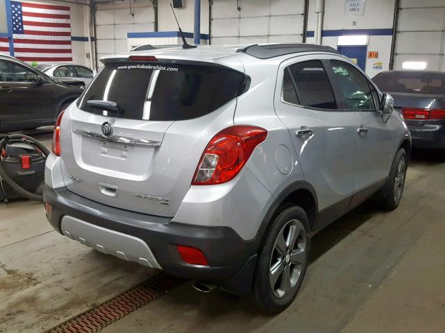 KL4CJHSB5EB542398 - 2014 BUICK ENCORE PRE SILVER photo 4