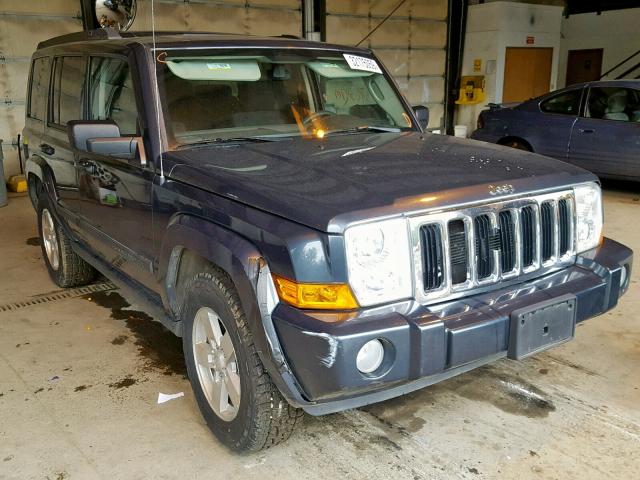 1J8HG48K48C114551 - 2008 JEEP COMMANDER BLUE photo 1