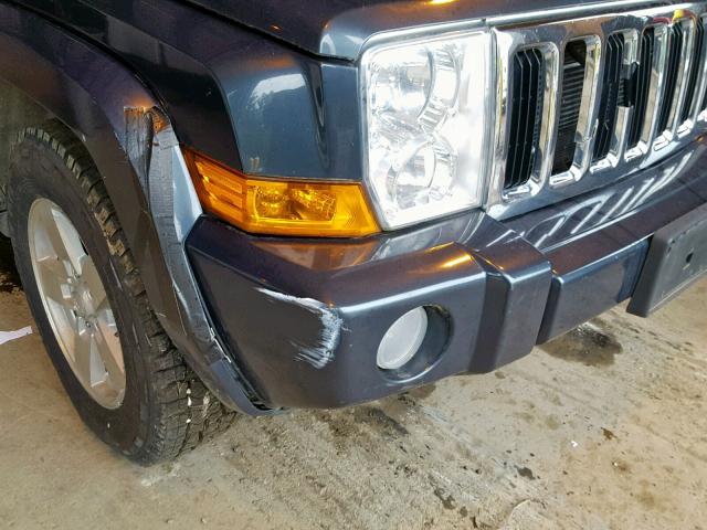 1J8HG48K48C114551 - 2008 JEEP COMMANDER BLUE photo 9