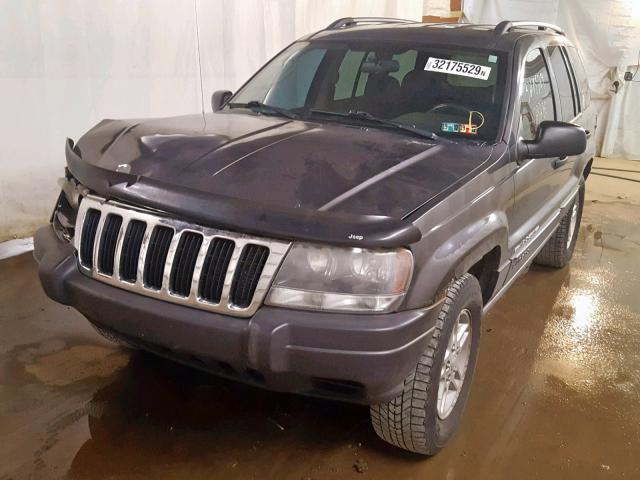 1J4GW48S63C524339 - 2003 JEEP GRAND CHER GRAY photo 2