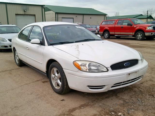 1FAFP55U34G115757 - 2004 FORD TAURUS SES WHITE photo 1