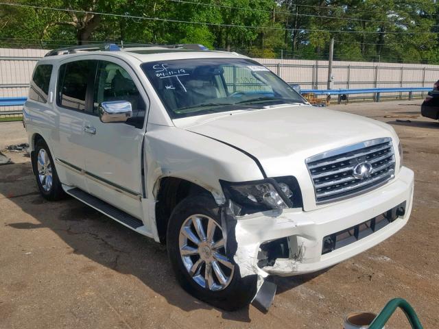 5N3AA08D18N913943 - 2008 INFINITI QX56 WHITE photo 1