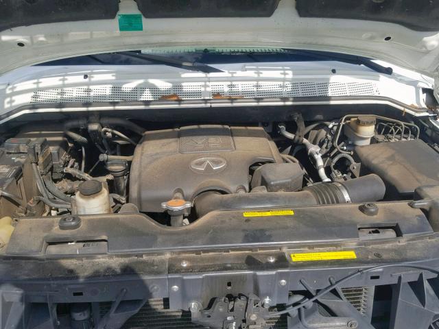 5N3AA08D18N913943 - 2008 INFINITI QX56 WHITE photo 7