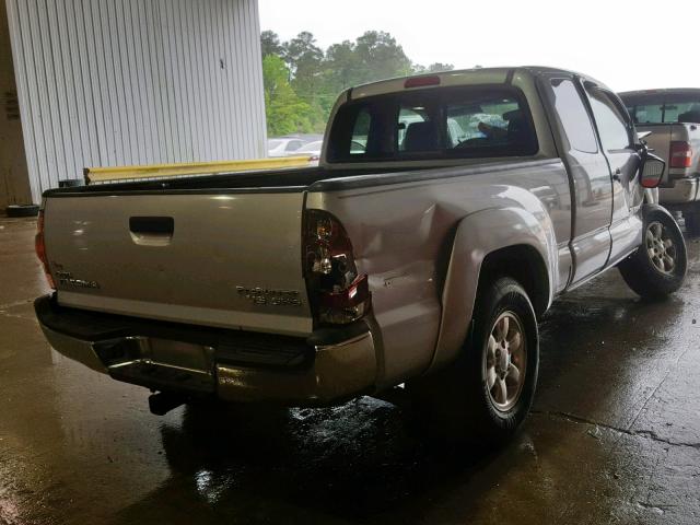 5TETU62N07Z443840 - 2007 TOYOTA TACOMA PRE SILVER photo 4