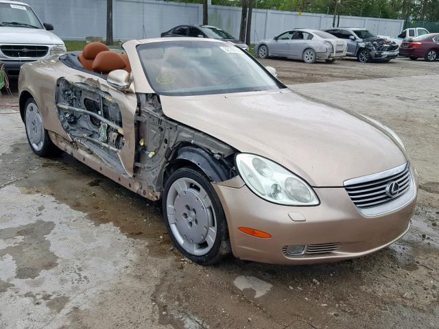 JTHFN48Y950064959 - 2005 LEXUS SC 430 GOLD photo 1