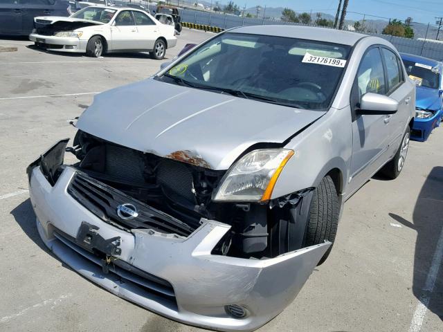 3N1AB6AP7CL764032 - 2012 NISSAN SENTRA 2.0 SILVER photo 2