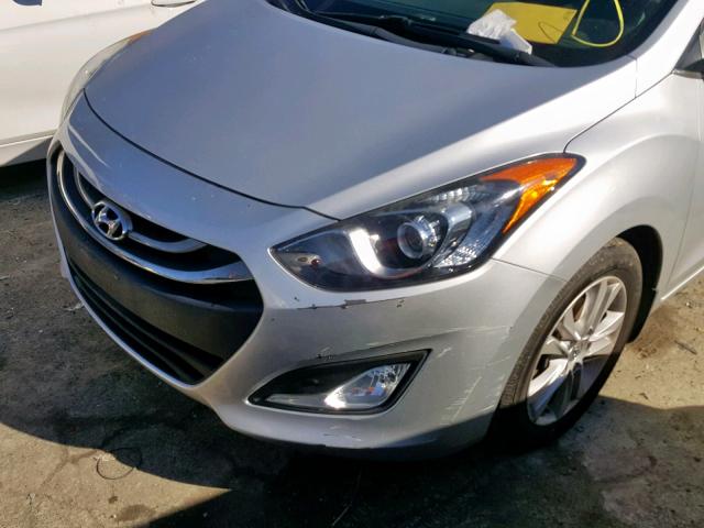 KMHD35LE4DU091877 - 2013 HYUNDAI ELANTRA GT SILVER photo 9