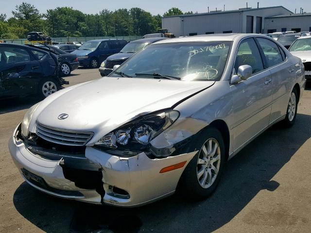 JTHBF30G220047733 - 2002 LEXUS ES 300 SILVER photo 2