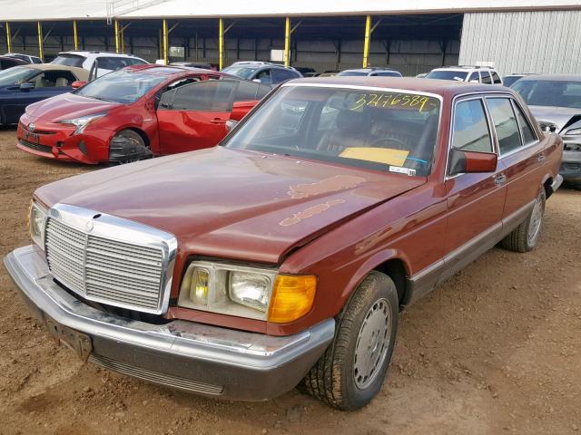 WDBCA33A8DB041596 - 1983 MERCEDES-BENZ 380 SEL BROWN photo 2