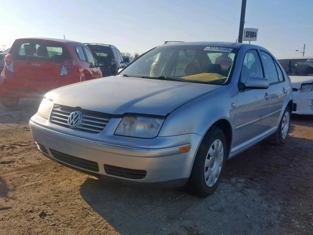 3VWRK69M54M001221 - 2004 VOLKSWAGEN JETTA GL SILVER photo 2