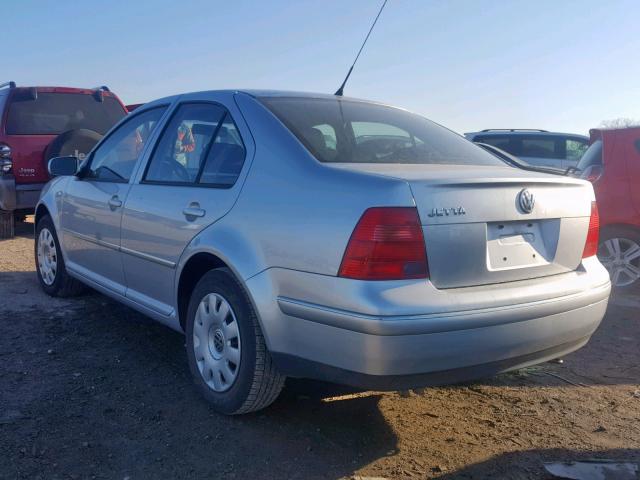 3VWRK69M54M001221 - 2004 VOLKSWAGEN JETTA GL SILVER photo 3