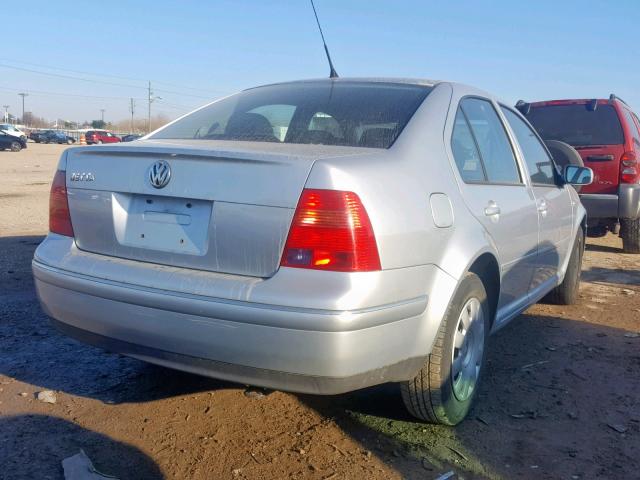 3VWRK69M54M001221 - 2004 VOLKSWAGEN JETTA GL SILVER photo 4