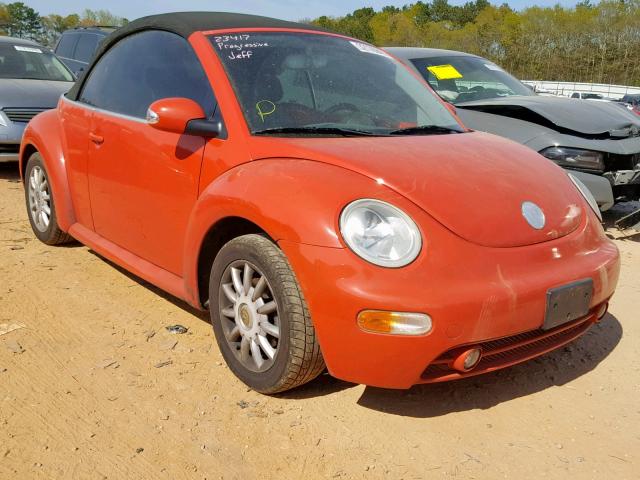 3VWCM31Y44M335253 - 2004 VOLKSWAGEN NEW BEETLE ნარინჯისფერი ფოტო 1