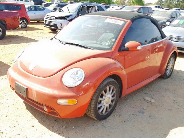 3VWCM31Y44M335253 - 2004 VOLKSWAGEN NEW BEETLE ნარინჯისფერი ფოტო 2