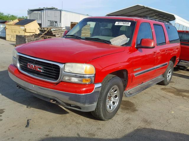 3GKEC16T61G136588 - 2001 GMC YUKON XL C RED photo 2