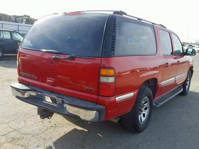 3GKEC16T61G136588 - 2001 GMC YUKON XL C RED photo 4