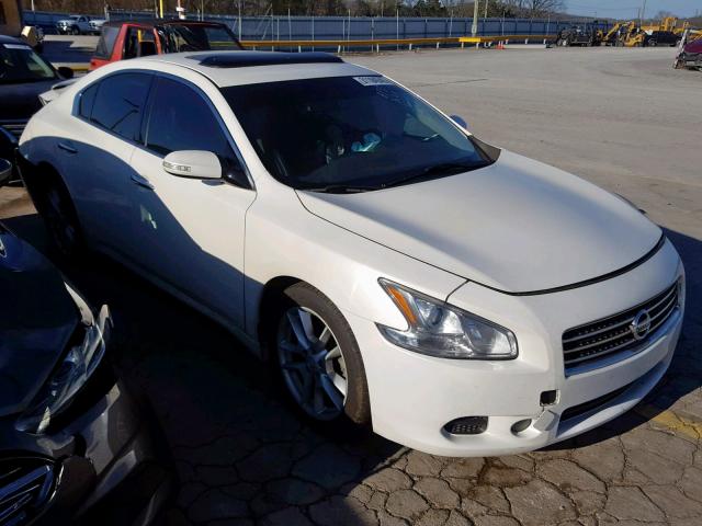 1N4AA5AP9BC803438 - 2011 NISSAN MAXIMA S WHITE photo 1