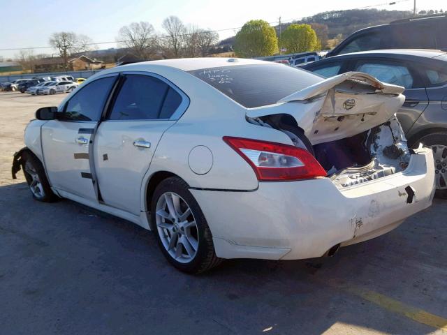 1N4AA5AP9BC803438 - 2011 NISSAN MAXIMA S WHITE photo 3