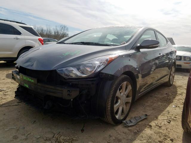 5NPDH4AE8DH449592 - 2013 HYUNDAI ELANTRA GLS  photo 2