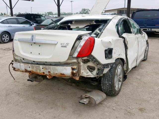 1LNHL9ER1CG804899 - 2012 LINCOLN MKS WHITE photo 4