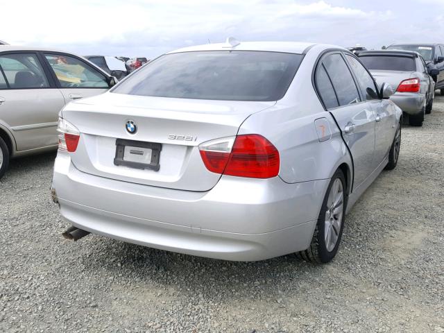 WBAVC53597FZ72153 - 2007 BMW 328 I SULE SILVER photo 4